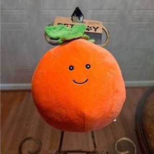 - Brand New Giftable Dog Toy Orange With Squeaker.